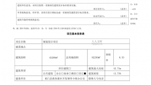 绿色建筑施工图审查备案表